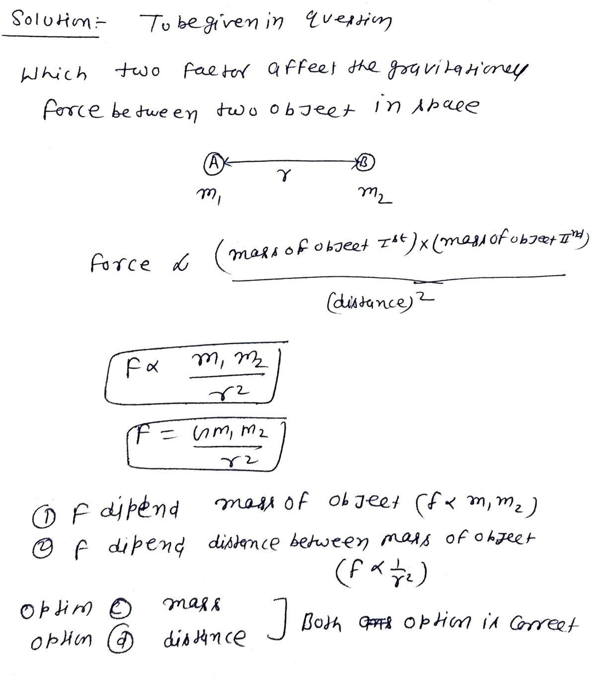 Physics homework question answer, step 1, image 1